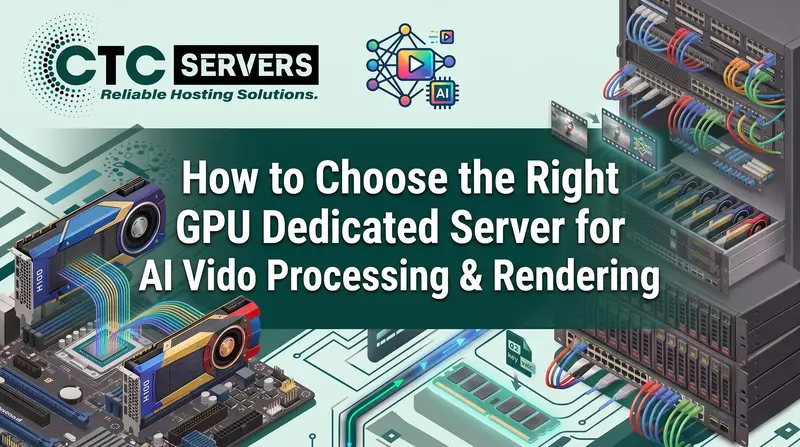 How to Choose the Right GPU Dedicated Server for AI Video Processing & Rendering